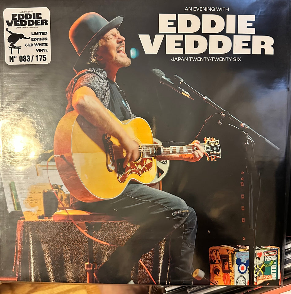Eddie Vedder - Japan Twenty Twenty Six - 4LP Colored Vinyl Boxset Including 4Page Booklet, Japanese Flyer and Numbered Certificate