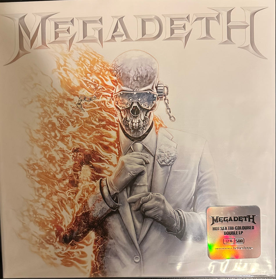 Megadeth - Megadeth Self Titled - 2LP Gatefold Hot Sea Tri-Color Splatter - Hand Numbered of 500