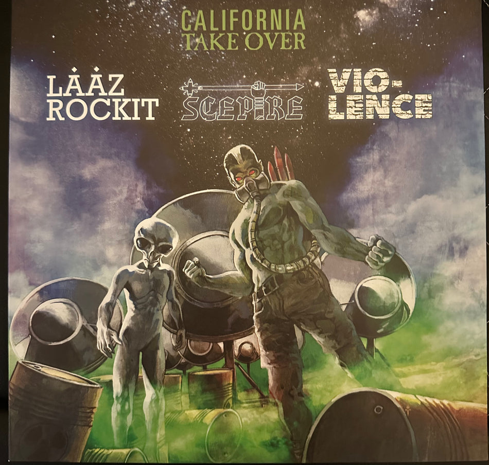California Takeover - Vio-Lence, Laaz Rocket, Sceptre - Colored Vinyl