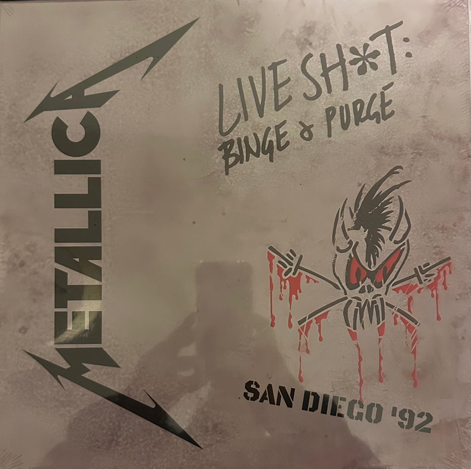 Metallica - Live Shit: Binge and Purge - San Diego ‘92 - 4LP Box Set - Colored Vinyl with Insert and Fold Out Poster