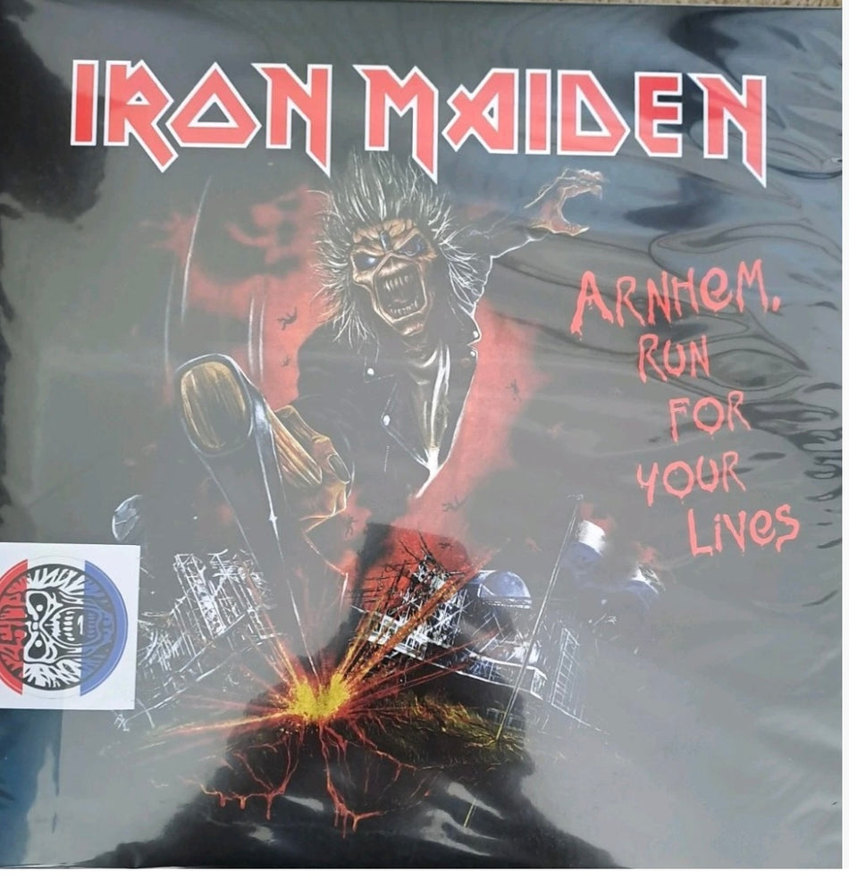 Iron Maiden - Run For Your Lives - Arnhem, Holland July 23, 2025 - 3LP Colored Vinyl With 16 Page Booklet and Tour Poster Replica.