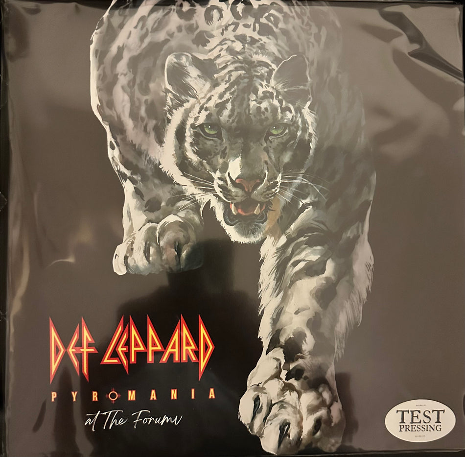 Def Leppard - Pyromania Live at the Forum - 2LP Black Vinyl Gatefold - Test Pressing