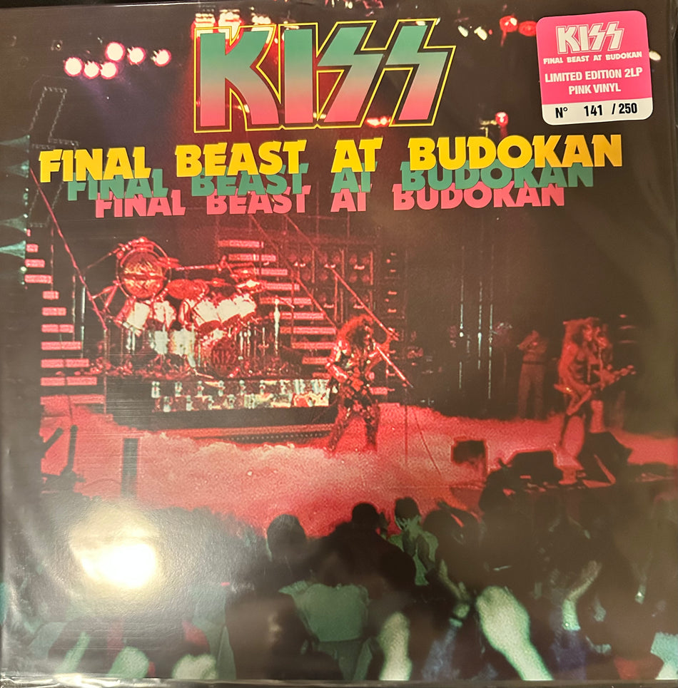 KISS - Final Beast at Budokan - 2LP Colored Vinyl (Pink or Green Acid) - Gatefold - Limited to 250 Copies.