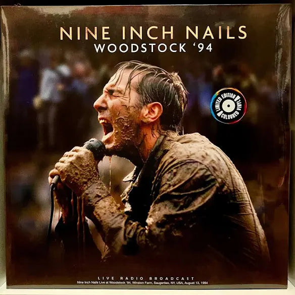 Nine Inch Nails- Woodstock ‘94 - 180g 2 LP Gatefold- Colored Vinyl