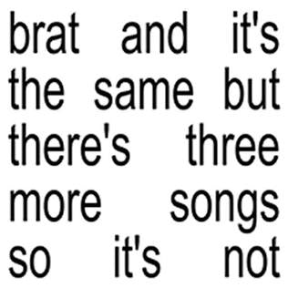 Charli XCX - Brat (and it’s the same but there’s three more songs, so it’s not) - 2LP 180g Colored Vinyl - Gatefold