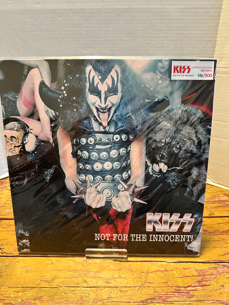 KISS - Not For the Innocent - Red Vinyl with insert - Limited Edition 144/500