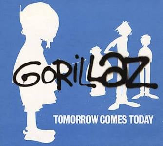 Gorillaz - Tomorrow Comes Today EP - White and Blue Swirl Vinyl
