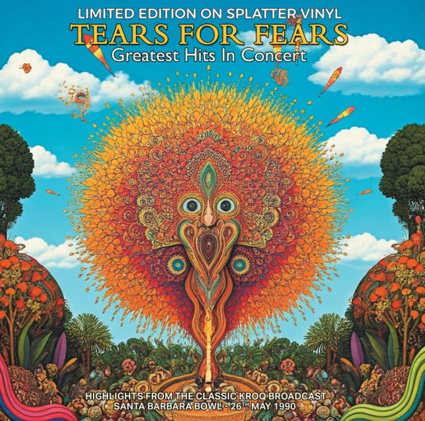 Tears For Fears - Greatest Hits Live - Numbered Splatter Vinyl 500 Made