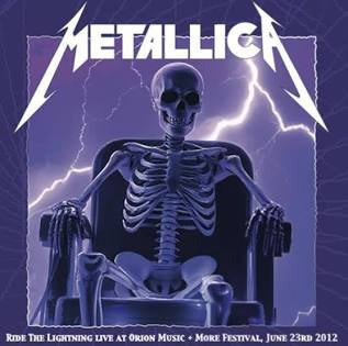 Metallica - Ride The Lightning At Orion Fest 6/23/12 - Black Vinyl