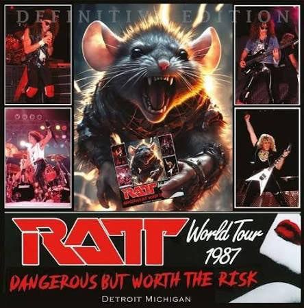 Ratt - Dangerous But Worth The Risk Live In Detroit 1987 - 2LP Colored Vinyl